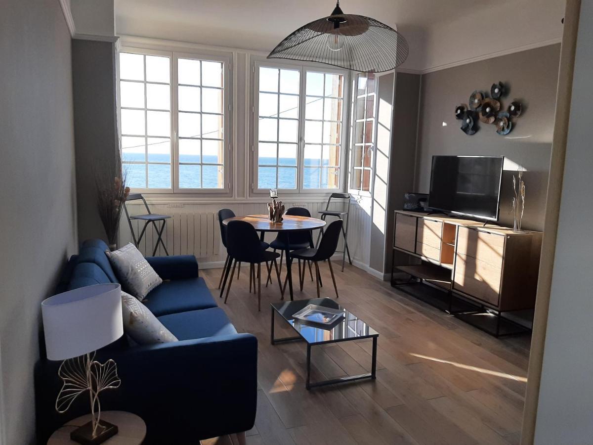 Au Gre Des Marees, Appartement Face A La Mer, Classe 3 Etoiles Ault Kültér fotó
